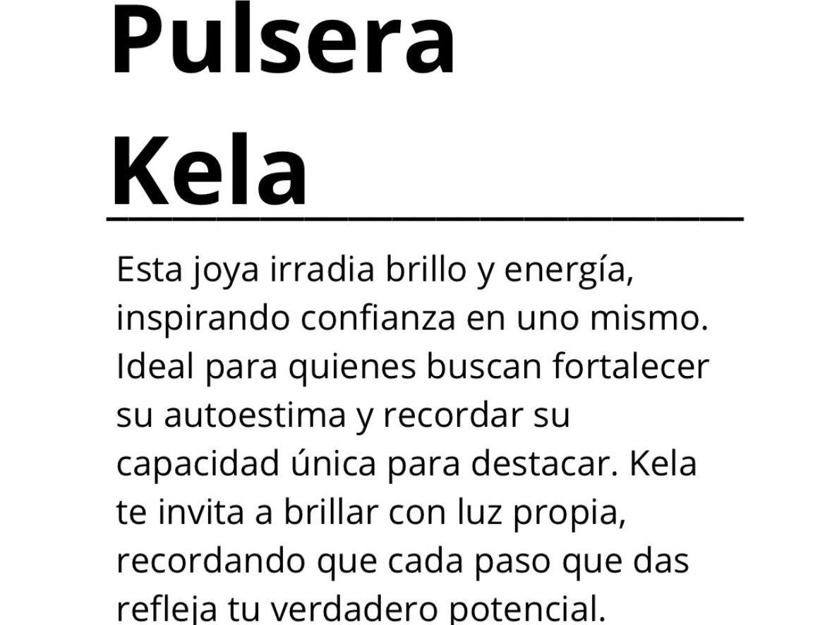 Pulsera Kela