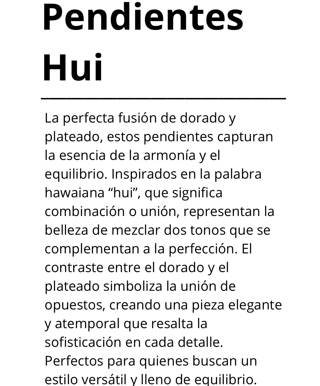 Pendientes Hui