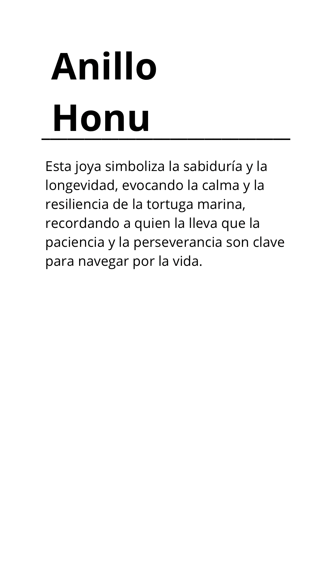 Anillo Honu