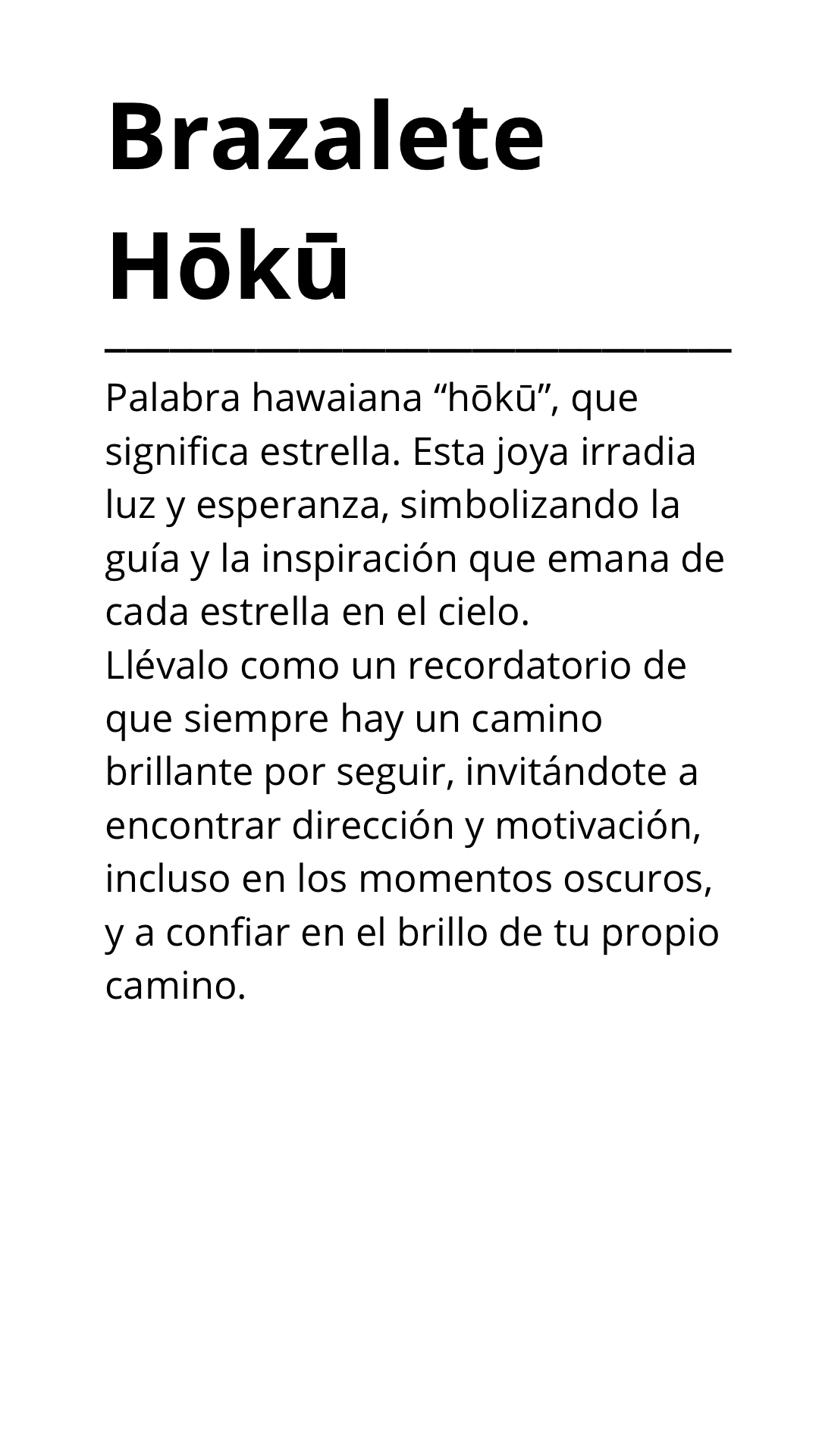 Brazalete Hoku